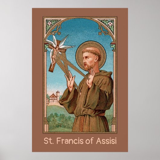St. Francis of Assisi, Pater Seraphicus (SAU 040) Poster (Voorkant)