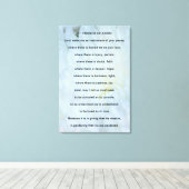 St Francis of Assisi Prayer Canvas Afdruk (Insitu (Houten vloer))