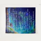 St Francis of Assisi Prayer Wandkleed (Voorkant (horizontaal))