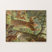 St Francis of Assisi preaching to animals Legpuzzel (Horizontaal)