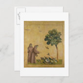 St. Francis of Assisi preaching to the birds Briefkaart (Voorkant / Achterkant)