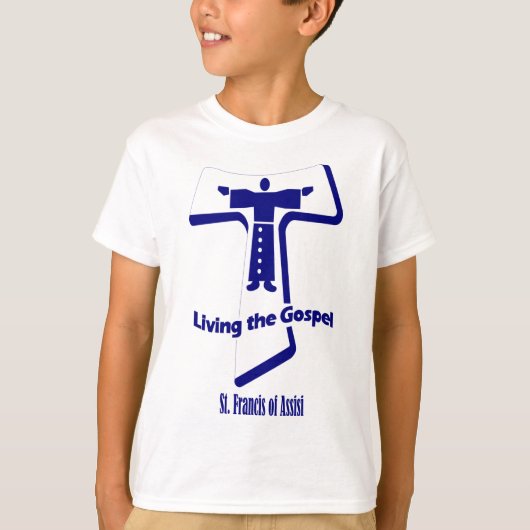 St Francis of Assisi Quote T-shirt (Voorkant)