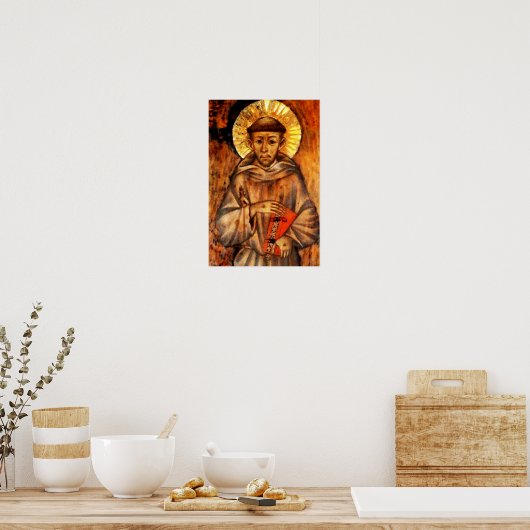 St Francis of Assisi - San Francisco de Asis 16 Poster (Keuken)