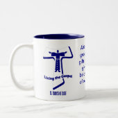 St Francis of Assisi Tweekleurige Koffiemok (Links)