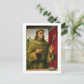 St. Francis of Assissi, c.1490 (tempera op panel) Briefkaart (Staand voorkant)