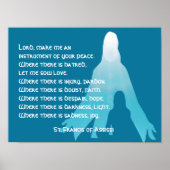 St Francis of Assissi Prayer Poster (Voorkant)