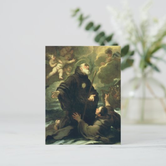 St Francis of Paola, 1416-1507) Briefkaart (Staand voorkant)