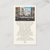 St. Francis of Paris Red Violet Yellow Blue Visitekaartje (Voorkant)