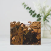 St. Francis Ontvangt de Stigmata door Jan van Eyck Briefkaart (Staand voorkant)