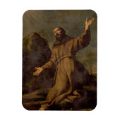 St. Francis Ontvangt de Stigmata Magneet (Verticaal)