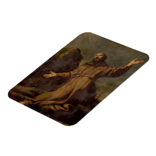 St. Francis Ontvangt de Stigmata Magneet (Linkerzijde)