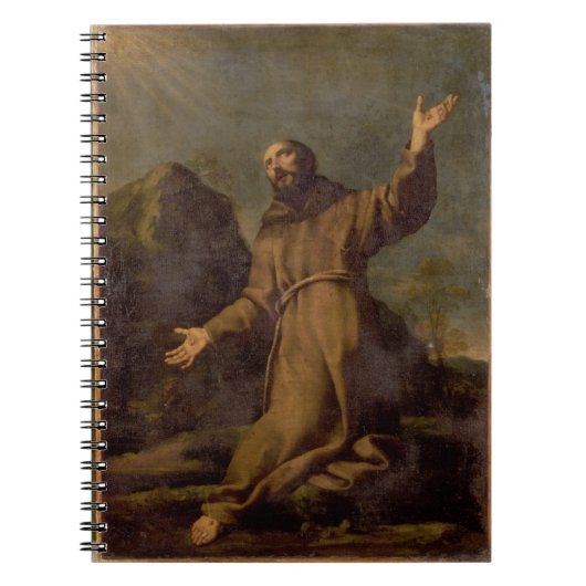 St. Francis Ontvangt de Stigmata Notitieboek (Voorkant)