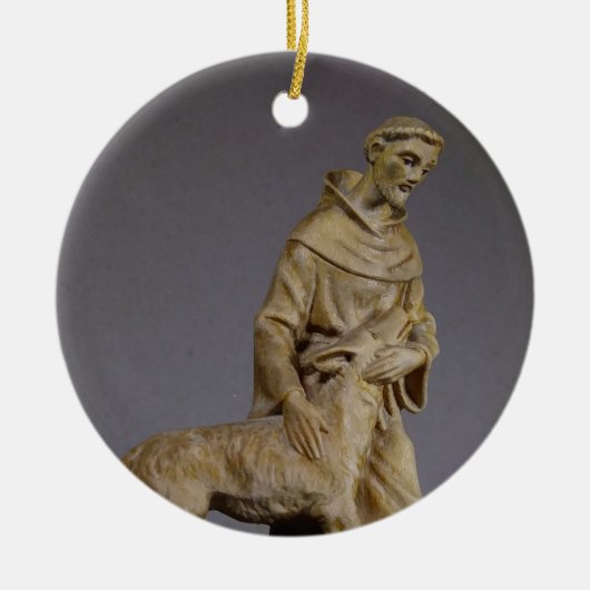 St. Francis Patron Saint of Animals Keramisch Ornament (Voorkant)