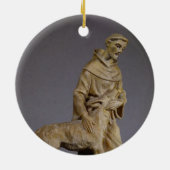 St. Francis Patron Saint of Animals Keramisch Ornament (Achterkant)