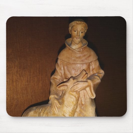 St. Francis Patron Saint of Animals Mat Muismat (Voorkant)