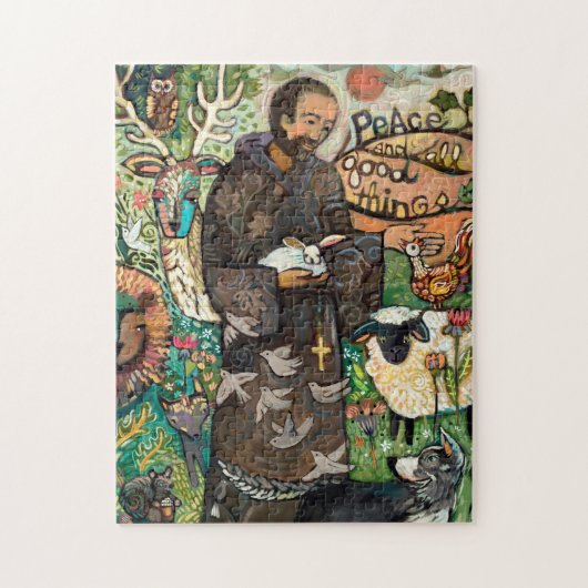 St. Francis Peace Puzzle Legpuzzel (Verticaal)
