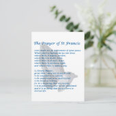 St Francis Prayer Briefkaart (Staand voorkant)