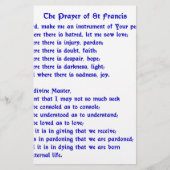 St Francis Prayer Briefpapier (Voorkant)
