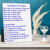 St Francis Prayer Fotoplaat (Zijkant)