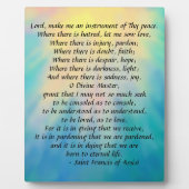 St. Francis' Prayer Fotoplaat (Voorkant)