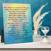 St. Francis' Prayer Fotoplaat (Zijkant)