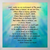 St. Francis' Prayer Poster (Voorkant)