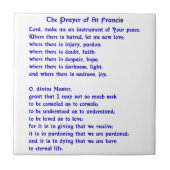 St Francis Prayer Tegeltje (Voorkant)
