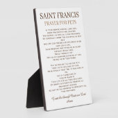 St. Francis Prayer voor huisdieren Fotoplaat (Zijkant)