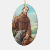 St. Francis Prayer voor onze huisdieren Keramisch Ornament (Links)