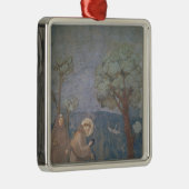 St. Francis Preaching to the Birds, 1297-1999 Metalen Ornament (Rechts)