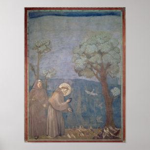 St. Francis Preaching to the Birds, 1297-1999 Poster