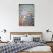 St. Francis Preaching to the Birds, 1297-99 Canvas Afdruk (Insitu (Slaapkamer))