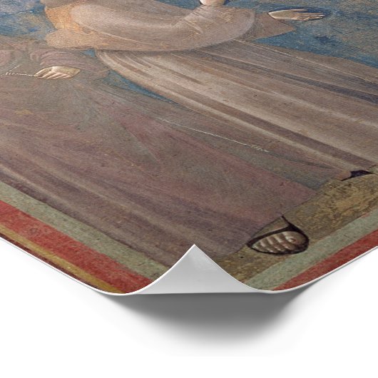 St. Francis Preaching to the Birds, 1297-99 Poster (Hoek)