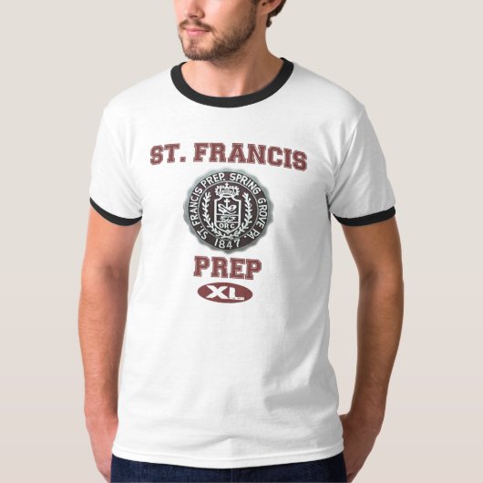St Francis Prep Gym-Style T T-shirt (Voorkant)