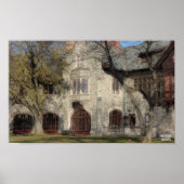 St Francis Prep on Oil RARE Print (Voorkant)