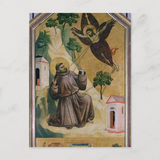 St. Francis Receiving the Stigmata, c.1295-1300 Briefkaart (Voorkant)