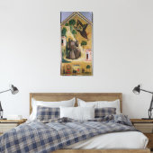 St. Francis Receiving the Stigmata, c.1295-1300 Canvas Afdruk (Insitu (Slaapkamer))