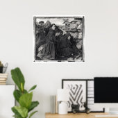 St. Francis Receiving the Stigmata, c.1427 Poster (Thuiskantoor)