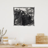 St. Francis Receiving the Stigmata, c.1427 Poster (Keuken)