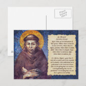 St Francis' Serenity Prayer Briefkaart (Voorkant / Achterkant)