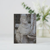 St. Francis Statue Briefkaart (Staand voorkant)