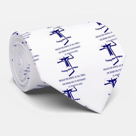 St Francis Stropdas (Opgerold)