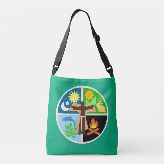 St. Francis-The Original Ecologist Tote Crossbody Tas (Achterkant)