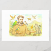 St. Francis - the sermon to the birds and animals Flyer (Achterkant)