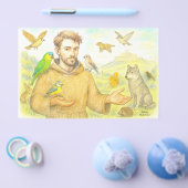 St. Francis - the sermon to the birds and animals Flyer (Enkel)