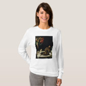 St. Francis troostend door een engel-muzikant T-shirt (Voorkant volledig)