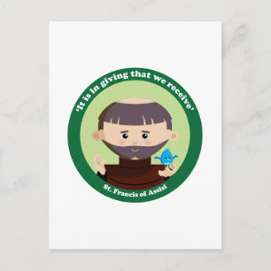 St. Francis van Assisi Briefkaart