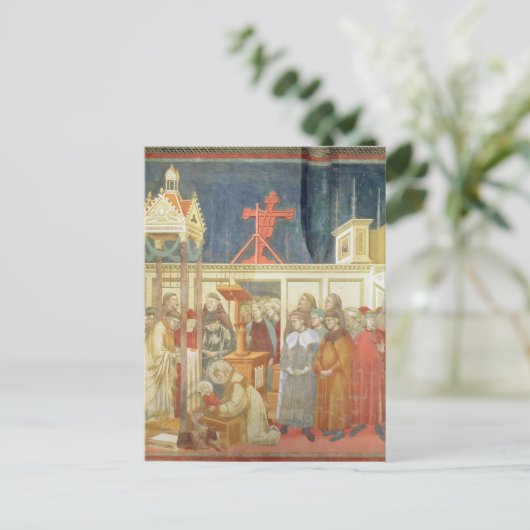 St. Francis van Assisi Briefkaart (Staand voorkant)