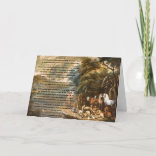 St. Francis van Assisi & de Brug van de Regenboog Kaart