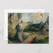 St. Francis van Assisi die de Stigmata ontvangt Briefkaart (Voorkant / Achterkant)